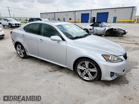2013 Lexus IS 250 with VIN JTHBF5C2XD5191547, listed as a Copart auction lot 63489765 with 150,290 mi miles and Salvage title. Bid and sale history available at DreamBid. Image 4.