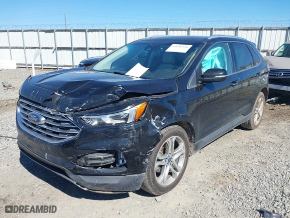 2019 Ford Edge Titanium with VIN 2FMPK3K99KBB53558, listed as a IAAI auction lot 41830328 with 95,480 mi miles. Bid and sale history available at carsss.com. Image 6.
