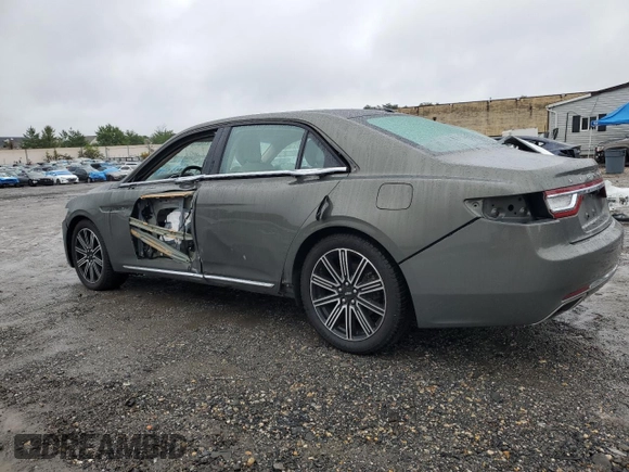 2017 Lincoln Continental Select with VIN 1LN6L9SK5H5607316, listed as a Copart auction lot 74015944 with 52,291 mi miles and Salvage Title. Bid and sale history available at carsss.com. Image 2.