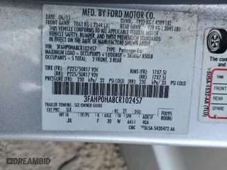 2012 Ford Fusion SE with VIN 3FAHP0HA8CR102457, listed as a Copart auction lot 48928945 with 122,241 mi miles and Salvage Title. Bid and sale history available at carsss.com. Image 14.