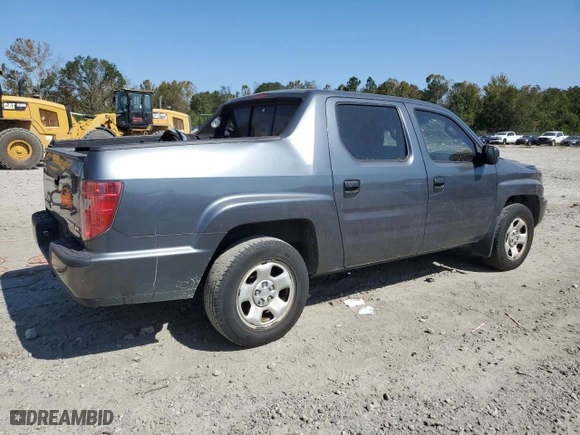 2010 Honda Ridgeline RT with VIN 5FPYK1F27AB011602, listed as a Copart auction lot 75613104 with 172,028 mi miles and Salvage Title. Bid and sale history available at carsss.com. Image 3.