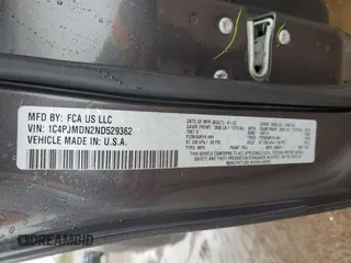 2022 Jeep Cherokee Limited с VIN 1C4PJMDN2ND529362, выставлен на аукционе Copart как лот 55704145 с пробегом 24 950 миль миль и Списание • Salvage title. История ставок и продаж доступна на DreamBid. Изображение 13.