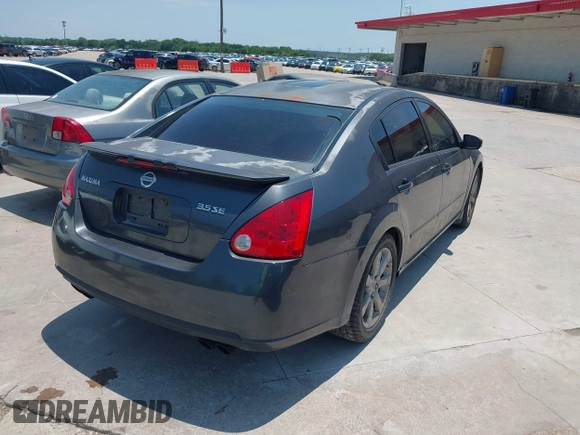 2008 Nissan Maxima SE with VIN 1N4BA41E28C833564, listed as a IAAI auction lot 42404949 with Not provided miles and . Bid and sale history available at DreamBid. Image 4.