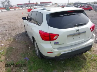 2018 Nissan Pathfinder SL with VIN 5N1DR2MN0JC613806, listed as a IAAI auction lot 42029933 with 148,939 mi miles and . Bid and sale history available at DreamBid. Image 3.