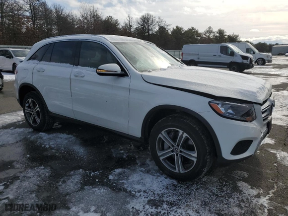 2019 Mercedes-Benz GLC with VIN WDC0G4KB6KF668753, listed as a Copart auction lot 41807015 with 49,777 mi miles and Salvage Title. Bid and sale history available at carsss.com. Image 4.