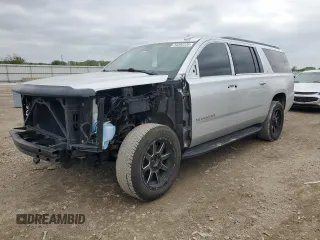 2019 Chevrolet Suburban LT z VIN 1GNSKHKC5KR364798, wystawiony jako Copart lot #54592235 z przebiegiem Nie podano mil oraz Szkoda całkowita • Salvage title. Historia ofert i sprzedaży dostępna na DreamBid. Obrazek 1.