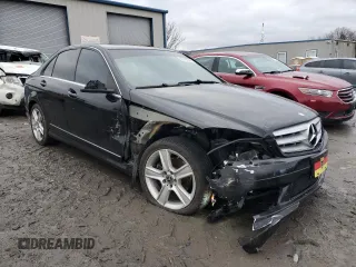2011 Mercedes-Benz C 300 Sport with VIN WDDGF8BB6BR159832, listed as a Copart auction lot 85197364 with 117,975 mi miles and Salvage title. Bid and sale history available at DreamBid. Image 4.
