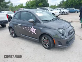 2015 FIAT 500 Turbo with VIN 3C3CFFHH9FT512915, listed as a IAAI auction lot 42768594 with 80,420 mi miles and . Bid and sale history available at DreamBid. Image 1.