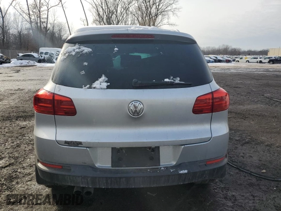 2016 Volkswagen Tiguan S with VIN WVGBV7AXXGW554423, listed as a Copart auction lot 44310835 with 123,118 mi miles and Salvage Title. Bid and sale history available at DreamBid. Image 6.