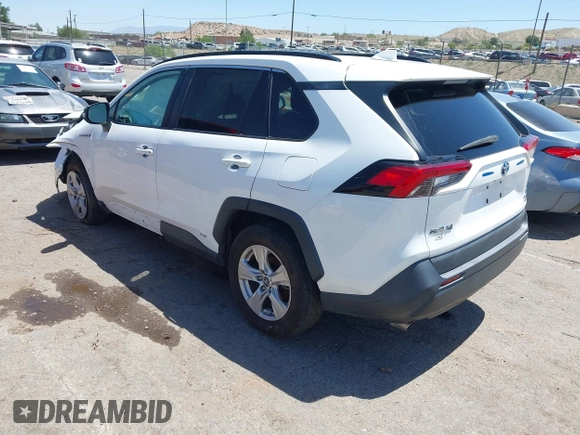 2019 Toyota RAV4 Hybrid LE with VIN 2T3MWRFV2KW026931, listed as a IAAI auction lot 42667582 with 93,147 mi miles and . Bid and sale history available at DreamBid. Image 3.