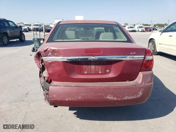 2007 Chevrolet Malibu LS w/1FL with VIN 1G1ZS58F27F278597, listed as a Copart auction lot 53164535 with 114,156 mi miles and Salvage Title. Bid and sale history available at carsss.com. Image 6.