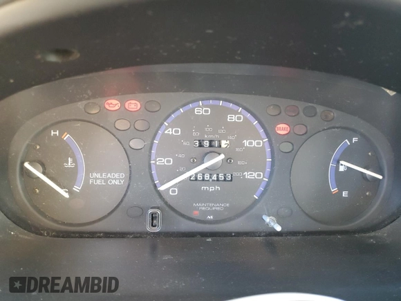 1997 Honda Civic DX with VIN 1HGEJ6127VL029010, listed as a Copart auction lot 79912244 with 268,453 mi miles and Salvage Title. Bid and sale history available at carsss.com. Image 9.