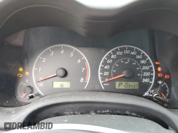 2010 Toyota Corolla with VIN 2T1BU4EE0AC397936, listed as a Copart auction lot 55936965 with 409,437 mi miles and Clean title. Bid and sale history available at DreamBid. Image 9.