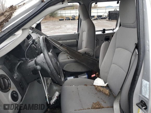 2009 Ford Econoline Cargo Commercial with VIN 1FTNE14W69DA78011, listed as a Copart auction lot 52593765 with 29,787 mi miles and Salvage Title. Bid and sale history available at DreamBid. Image 11.