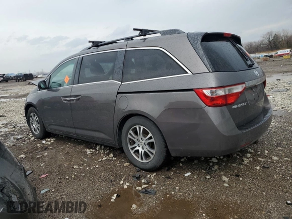 2011 Honda Odyssey EX-L with VIN 5FNRL5H64BB004285, listed as a Copart auction lot 50026215 with Not Provided miles and Salvage Title. Bid and sale history available at carsss.com. Image 2.