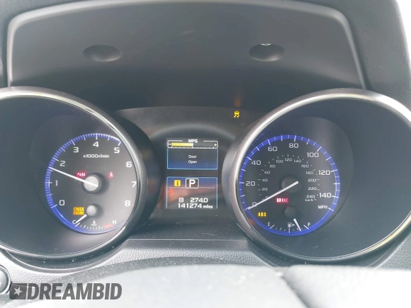 2017 Subaru Outback Premium with VIN 4S4BSACC5H3340524, listed as a IAAI auction lot 42077133 with 141,274 mi miles and . Bid and sale history available at DreamBid. Image 7.