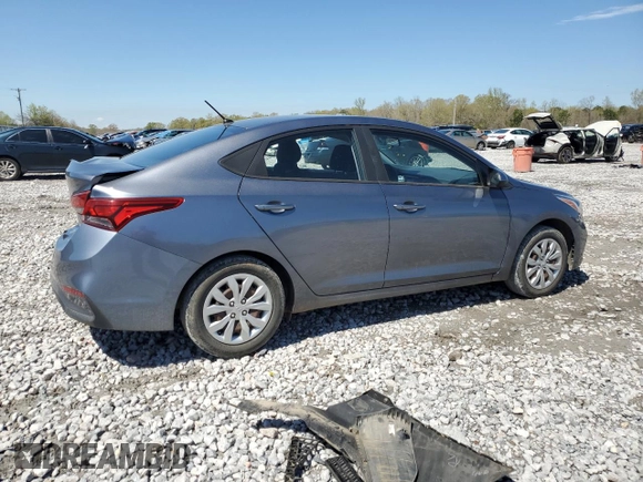 2019 Hyundai Accent SE with VIN 3KPC24A33KE058668, listed as a Copart auction lot 50456275 with 96,196 mi miles and Salvage Title. Bid and sale history available at carsss.com. Image 3.