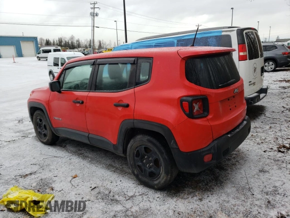 2017 Jeep Renegade Sport with VIN ZACCJAAH2HPE99359, listed as a Copart auction lot 42146125 with 49,872 mi miles and Clean Title. Bid and sale history available at DreamBid. Image 2.