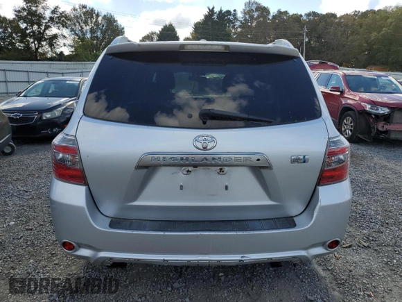 2010 Toyota Highlander Hybrid with VIN JTEBW3EH6A2043847, listed as a Copart auction lot 75411864 with 101,546 mi miles and Salvage Title. Bid and sale history available at carsss.com. Image 6.