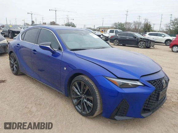 2024 Lexus IS with VIN JTHGZ1B25R5072240, listed as a IAAI auction lot 41628188 with 13,744 mi miles. Bid and sale history available at carsss.com. Image 1.