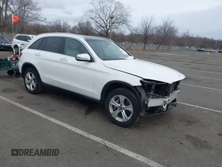 2018 Mercedes-Benz GLC with VIN WDC0G4KB6JV095440, listed as a IAAI auction lot 41675208 with 83,646 mi miles. Bid and sale history available at carsss.com. Image 1.