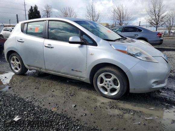 2011 Nissan LEAF SL-e with VIN JN1AZ0CP1BT007191, listed as a Copart auction lot 47877665 with 66,057 mi miles and Clean Title. Bid and sale history available at carsss.com. Image 4.