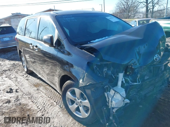 2017 Toyota Sienna L with VIN 5TDZZ3DC5HS774580, listed as a IAAI auction lot 41307502 with Not Provided miles and . Bid and sale history available at DreamBid. Image 1.