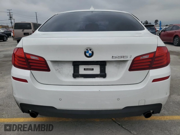 2016 BMW 5 Series 535i z VIN WBA5B1C56GG131591, wystawiony jako Copart lot #55777355 z przebiegiem 96 692 mil mil oraz Szkoda całkowita • Salvage title. Historia ofert i sprzedaży dostępna na DreamBid. Obrazek 6.