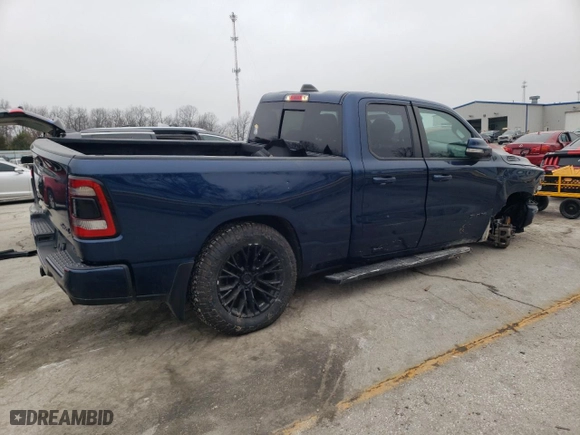 2019 Ram 1500 Rebel with VIN 1C6SRFET5KN870103, listed as a Copart auction lot 43571475 with 48,153 mi miles and Salvage Title. Bid and sale history available at carsss.com. Image 3.