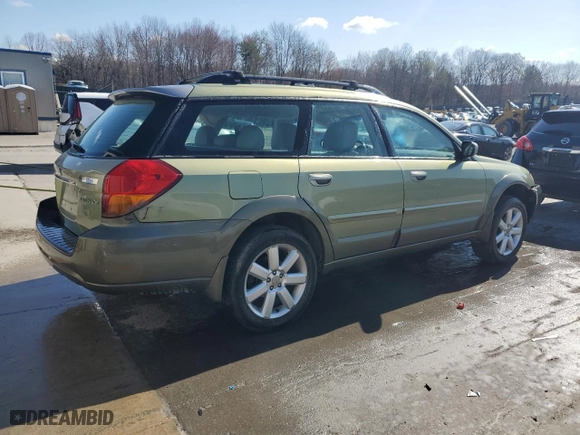 2006 Subaru Legacy Wagon Outback 2.5i Ltd with VIN 4S4BP62C467350130, listed as a Copart auction lot 53453025 with 153,107 mi miles and Salvage Title. Bid and sale history available at carsss.com. Image 3.