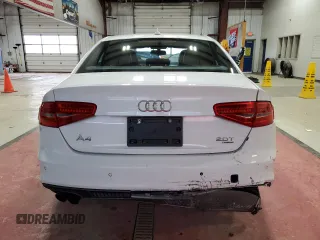 2014 Audi A4 Premium Plus with VIN WAUFFAFL7EN022987, listed as a Copart auction lot 52252985 with 114,026 mi miles and Salvage Title. Bid and sale history available at carsss.com. Image 6.