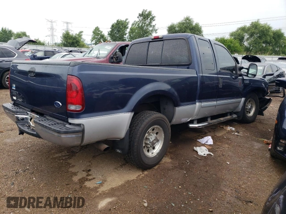 2002 Ford F-250 XL z VIN 1FTNX20L32EC44304, wystawiony jako Copart lot #60836194 z przebiegiem Nie podano mil oraz Szkoda całkowita • Salvage title. Historia ofert i sprzedaży dostępna na DreamBid. Obrazek 3.