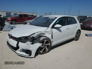 2020 Volkswagen Golf GTI S with VIN 3VW5T7AU1LM003026, listed as a Copart auction lot 74278864 with 23,970 mi miles and Salvage Title. Bid and sale history available at carsss.com. Image 1.