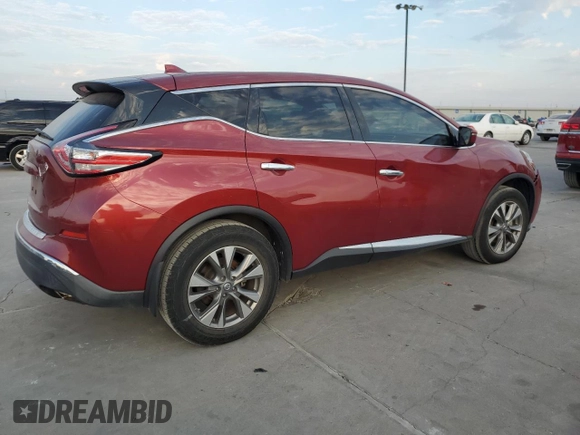 2018 Nissan Murano S with VIN 5N1AZ2MG9JN165381, listed as a Copart auction lot 67824824 with 58,112 mi miles and Clean Title. Bid and sale history available at DreamBid. Image 3.