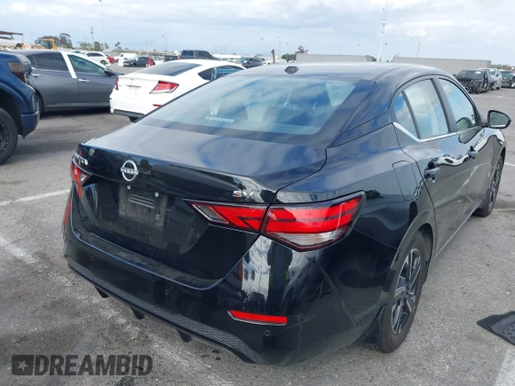2024 Nissan Sentra SV with VIN 3N1AB8CV9RY378456, listed as a IAAI auction lot 42052412 with 9,145 mi miles and . Bid and sale history available at DreamBid. Image 4.