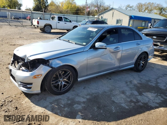 2013 Mercedes-Benz C 300 Sport with VIN WDDGF8AB9DA756931, listed as a Copart auction lot 80746344 with 86,982 mi miles and Salvage title. Bid and sale history available at DreamBid. Image 1.