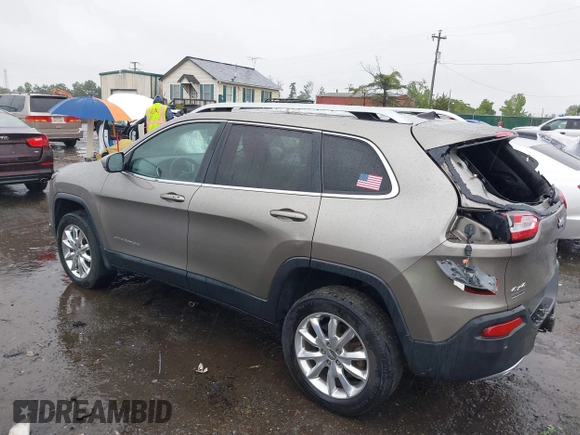 2017 Jeep Cherokee High Altitude z VIN 1C4PJMDS2HW614796, wystawiony jako IAAI lot #42341592 z przebiegiem 97 301 mil mil oraz . Historia ofert i sprzedaży dostępna na DreamBid. Obrazek 3.