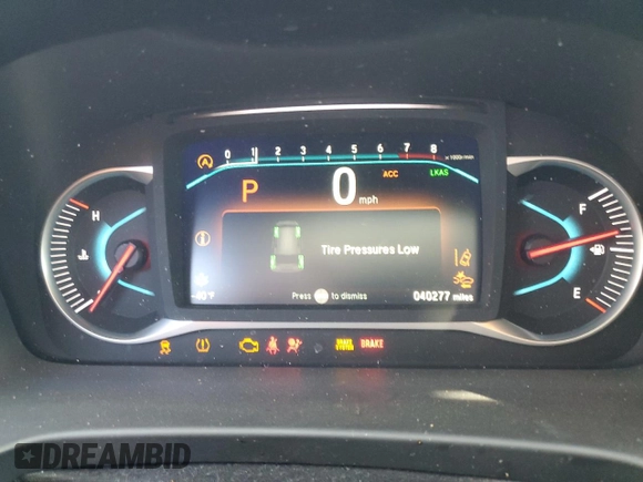2021 Honda Pilot Touring 8-Passenger with VIN 5FNYF5H90MB034108, listed as a Copart auction lot 44009995 with 40,277 mi miles and Salvage Title. Bid and sale history available at DreamBid. Image 9.