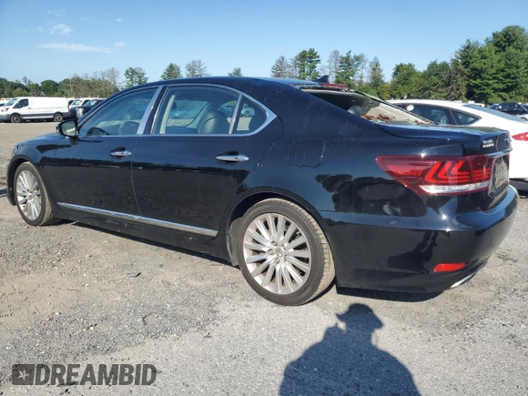 2013 Lexus LS 460 L with VIN JTHDL5EF9D5005711, listed as a Copart auction lot 66788754 with 130,114 mi miles and Salvage title. Bid and sale history available at DreamBid. Image 2.