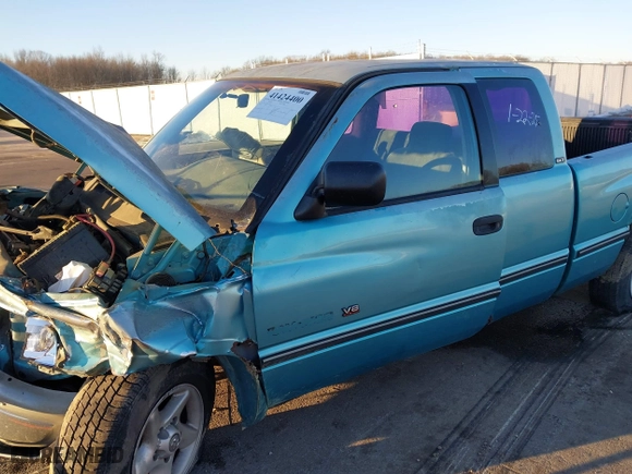 1996 Dodge Ram 1500 with VIN 3B7HC13Y6TG175533, listed as a IAAI auction lot 41424400 with 308,794 mi miles. Bid and sale history available at carsss.com. Image 11.