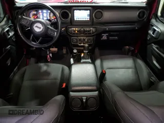 2021 Jeep Wrangler Unlimited Sport Altitude with VIN 1C4HJXDG2MW855205, listed as a Copart auction lot 42968925 with 49,846 mi miles and Salvage Title. Bid and sale history available at carsss.com. Image 8.