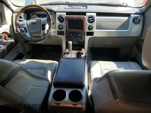 2009 Ford F-150 XL with VIN 1FTPW14V69FA48640, listed as a Copart auction lot 65913475 with 134,839 mi miles and Salvage title. Bid and sale history available at DreamBid. Image 8.