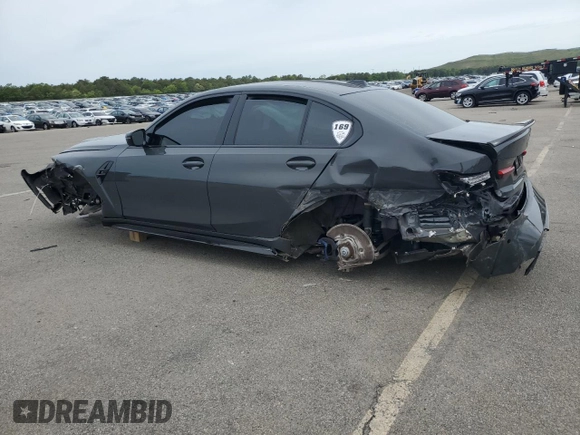2023 BMW M3 Competition xDrive z VIN WBS43AY08PFP39992, wystawiony jako Copart lot #58658385 z przebiegiem 16 839 mil mil oraz Szkoda całkowita • Salvage title. Historia ofert i sprzedaży dostępna na DreamBid. Obrazek 2.