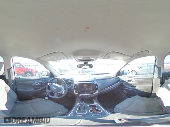 2019 Chevrolet Traverse LT Cloth with VIN 1GNEVGKW3KJ243291, listed as a Copart auction lot 82476534 with 131,729 mi miles and Salvage Title. Bid and sale history available at carsss.com. Image 14.