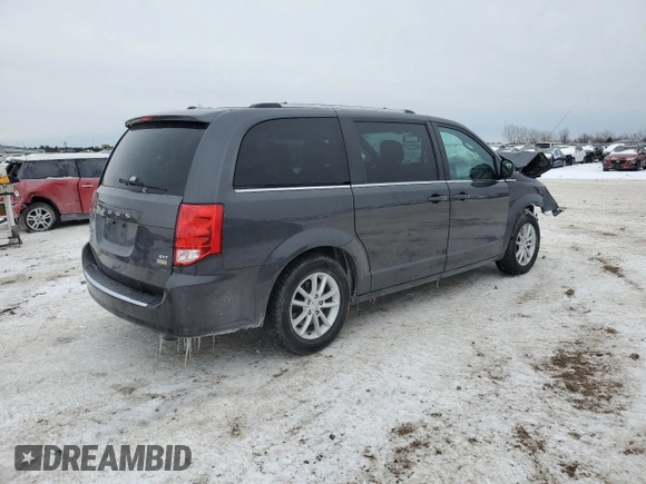 2019 Dodge Grand Caravan SXT with VIN 2C4RDGCG2KR580583, listed as a Copart auction lot 45134255 with 83,746 mi miles and Salvage Title. Bid and sale history available at DreamBid. Image 3.
