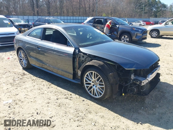 2015 Audi S5 Premium Plus with VIN WAUCGAFR0FA016333, listed as a IAAI auction lot 41791187 with 95,987 mi miles. Bid and sale history available at carsss.com. Image 1.