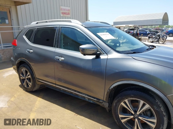 2017 Nissan Rogue SL with VIN JN8AT2MT2HW407004, listed as a IAAI auction lot 41884121 with 79,227 mi miles and . Bid and sale history available at DreamBid. Image 13.