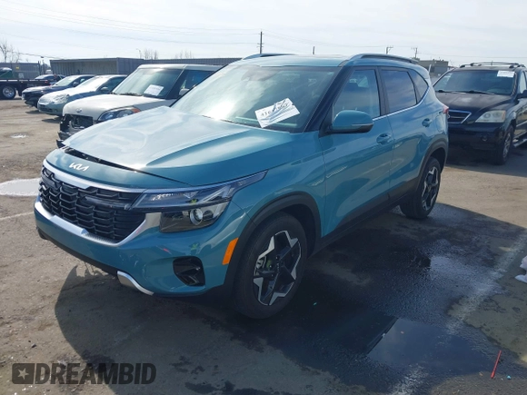 2024 Kia Seltos EX with VIN KNDERCAA0R7520708, listed as a IAAI auction lot 41687597 with 10,470 mi miles and . Bid and sale history available at DreamBid. Image 19.