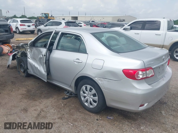 2013 Toyota Corolla L with VIN 5YFBU4EE8DP161765, listed as a IAAI auction lot 42109708 with 105,931 mi miles and . Bid and sale history available at DreamBid. Image 3.
