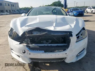 2014 Jaguar XJ Supercharged z VIN SAJWA1GT4EMV60053, wystawiony jako Copart lot #57643005 z przebiegiem 48 139 mil mil oraz Szkoda całkowita • Salvage title. Historia ofert i sprzedaży dostępna na DreamBid. Obrazek 5.